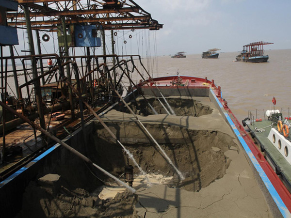 Unloading sand pump Unloading sand pump