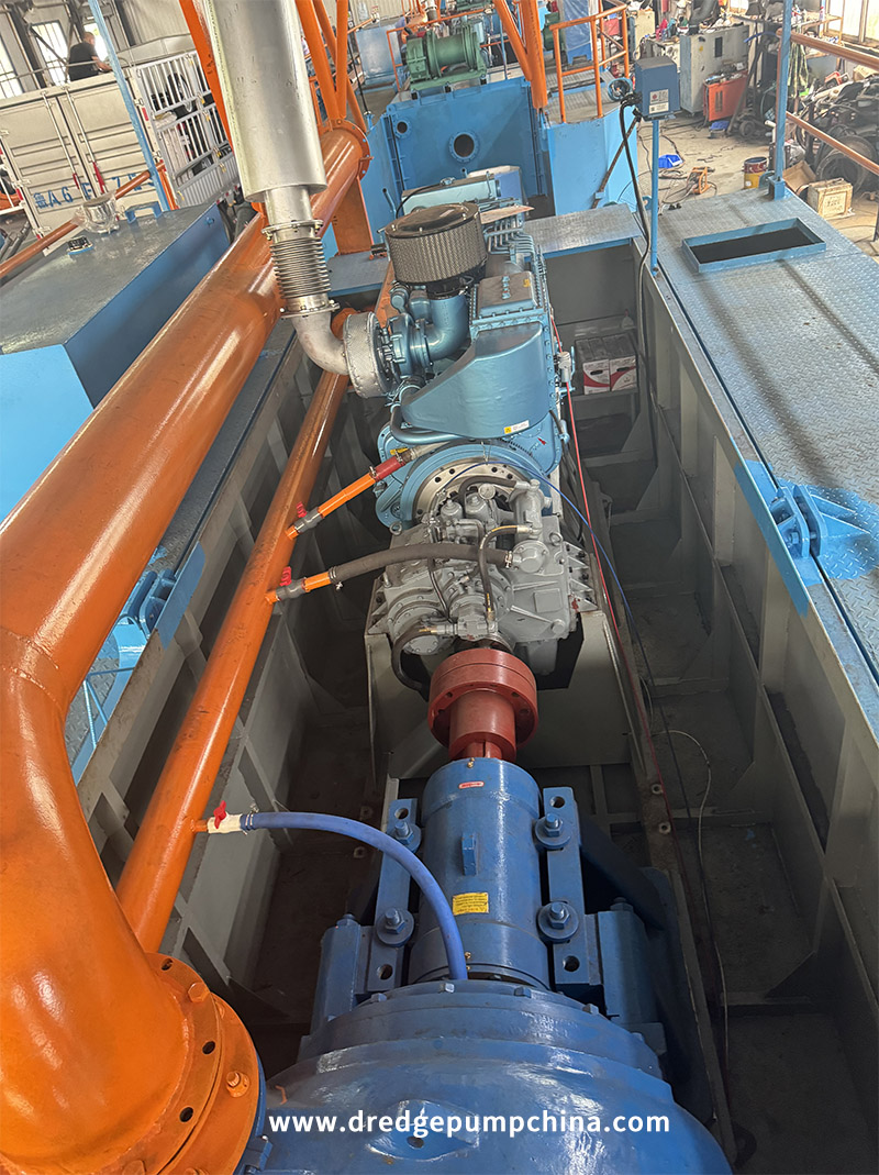 12 inch Sand Pump Dredger Set With Weicai Diesel Engine 12 inch Sand Pump Dredger Set With Weicai Diesel Engine