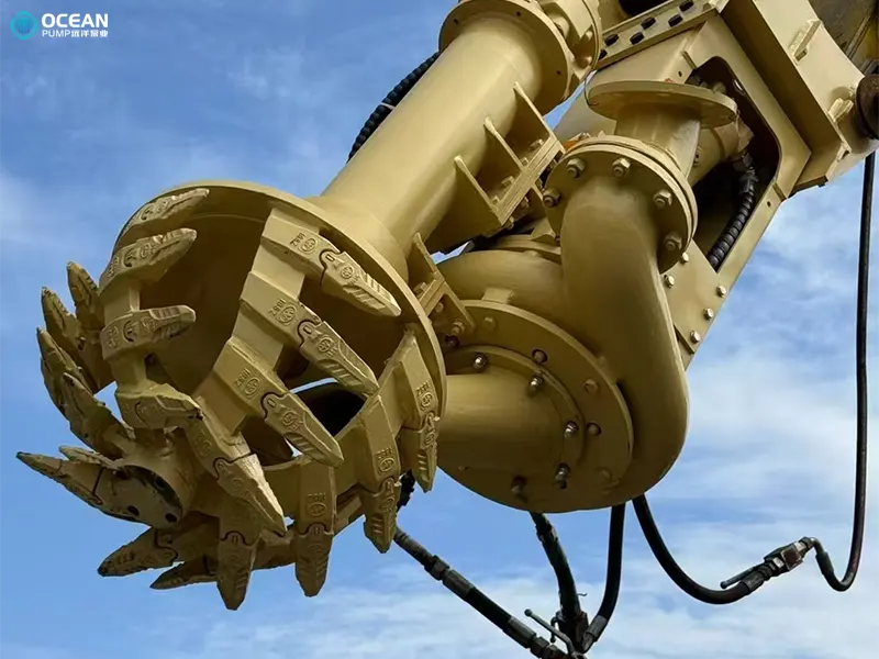 Excavator With Submersible Pump Excavator With Submersible Pump