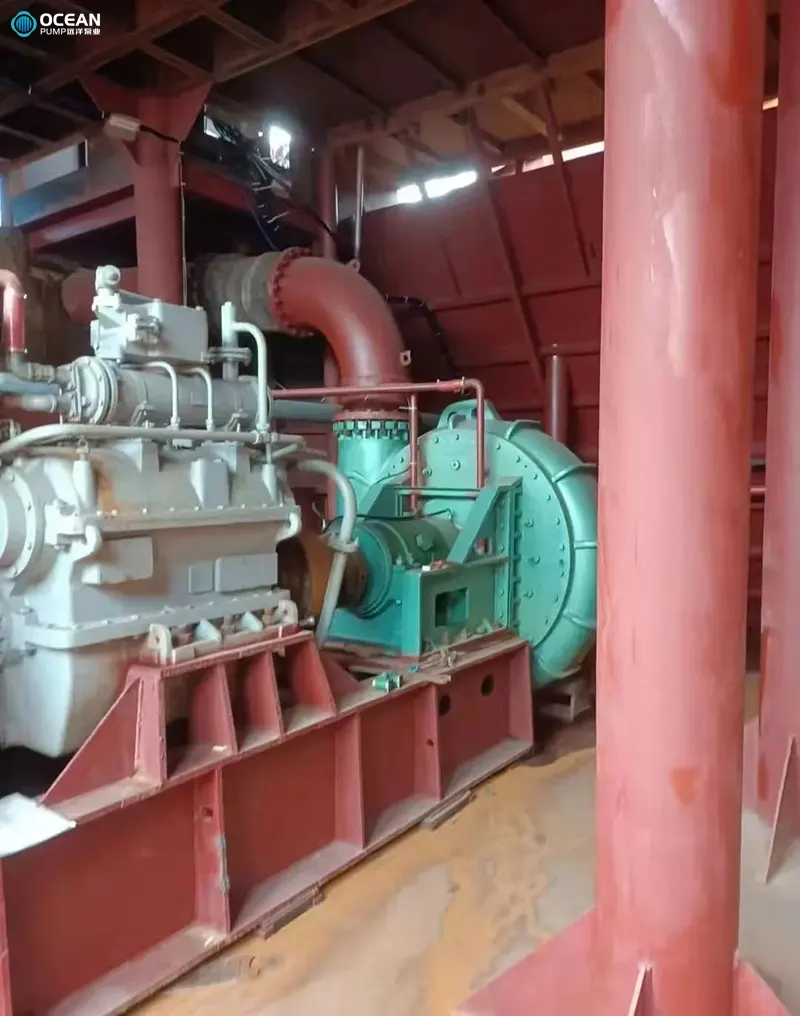 Mud Booster Pump In Operation Mud Booster Pump In Operation